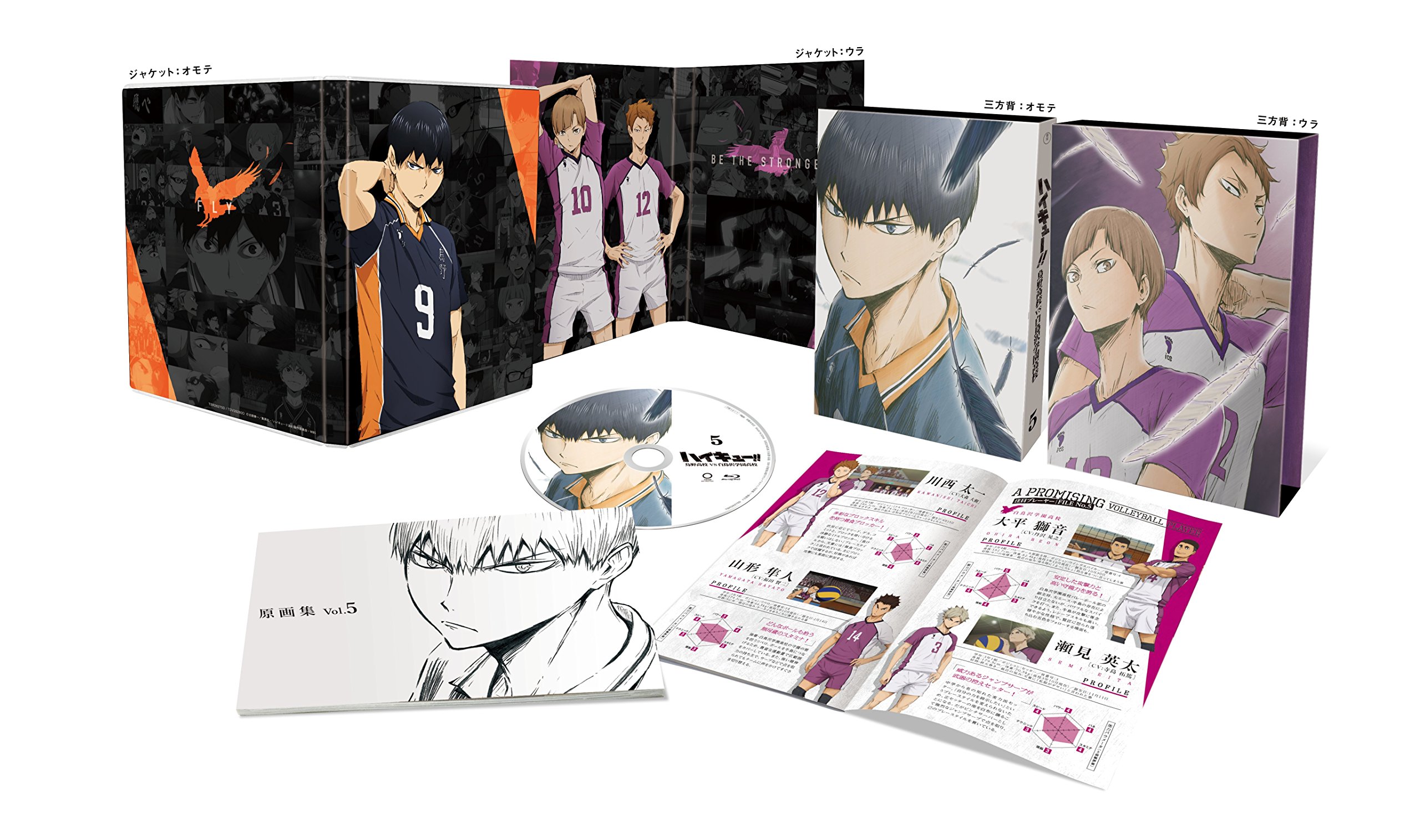 Amazon.co.jp: ハイキュー!! 烏野高校 VS 白鳥沢学園高校 Vol.5(初回