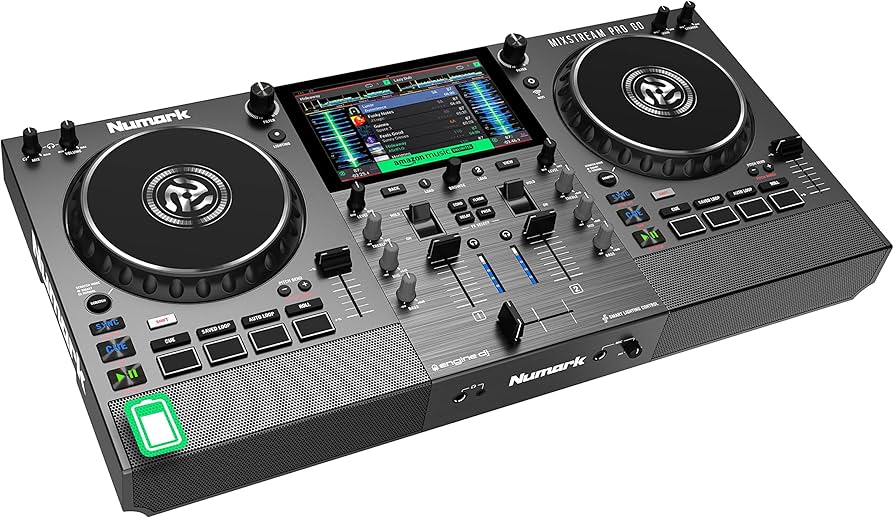 Amazon.com: Numark Mixstream Pro Go Standalone DJ Controller with