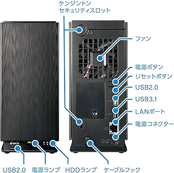 Amazon.co.jp: アイ・オー・データ NASキット デュアルコアCPU 2.5GbE