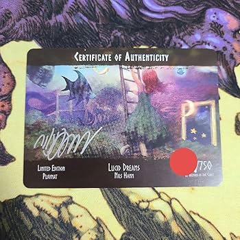 Amazon.co.jp: MTG プレイマット 明晰夢 Nils Hamm サイン&シリアル