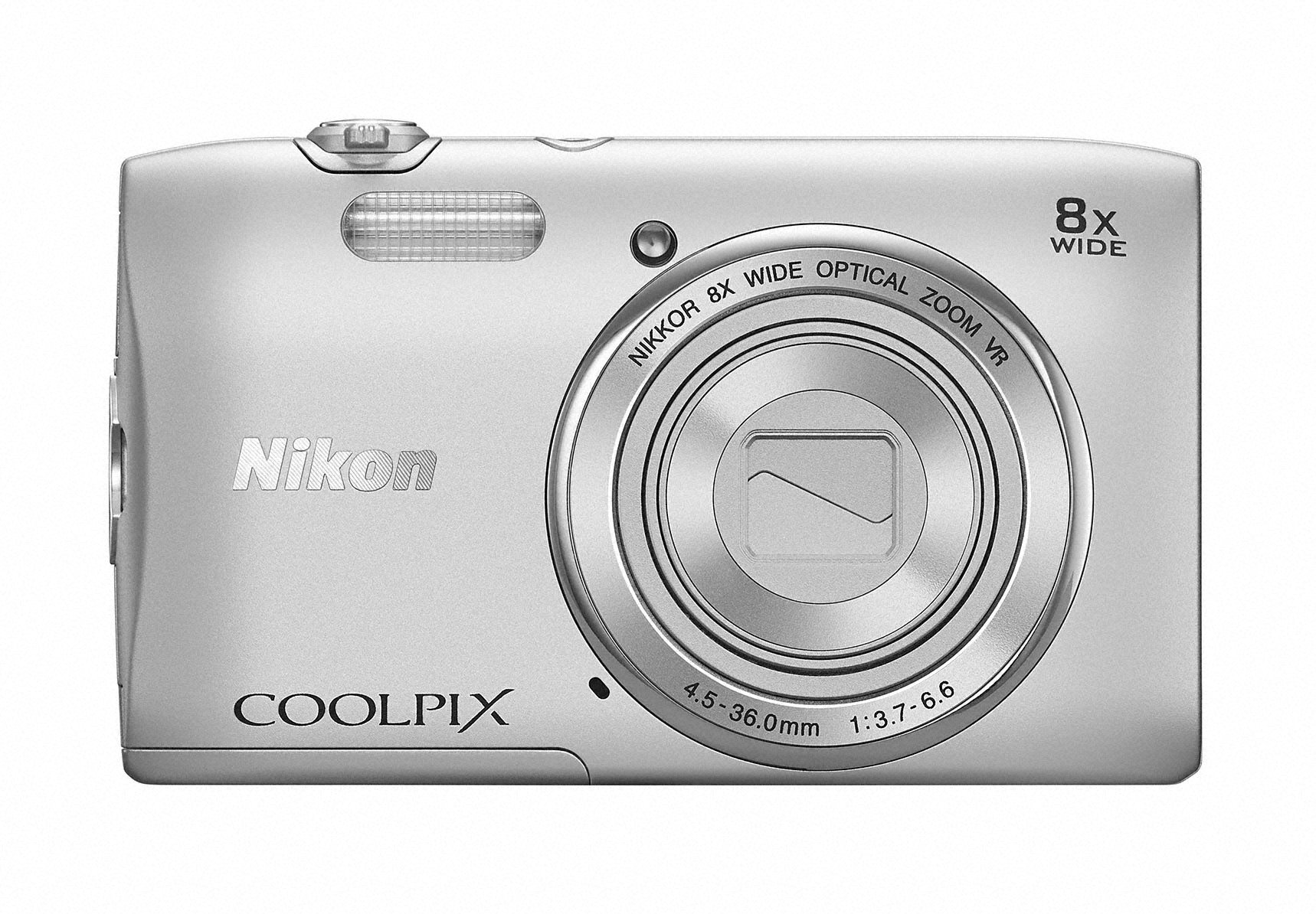 Amazon.com : Nikon Digital Camera COOLPIX S3600 Silver S3600SL
