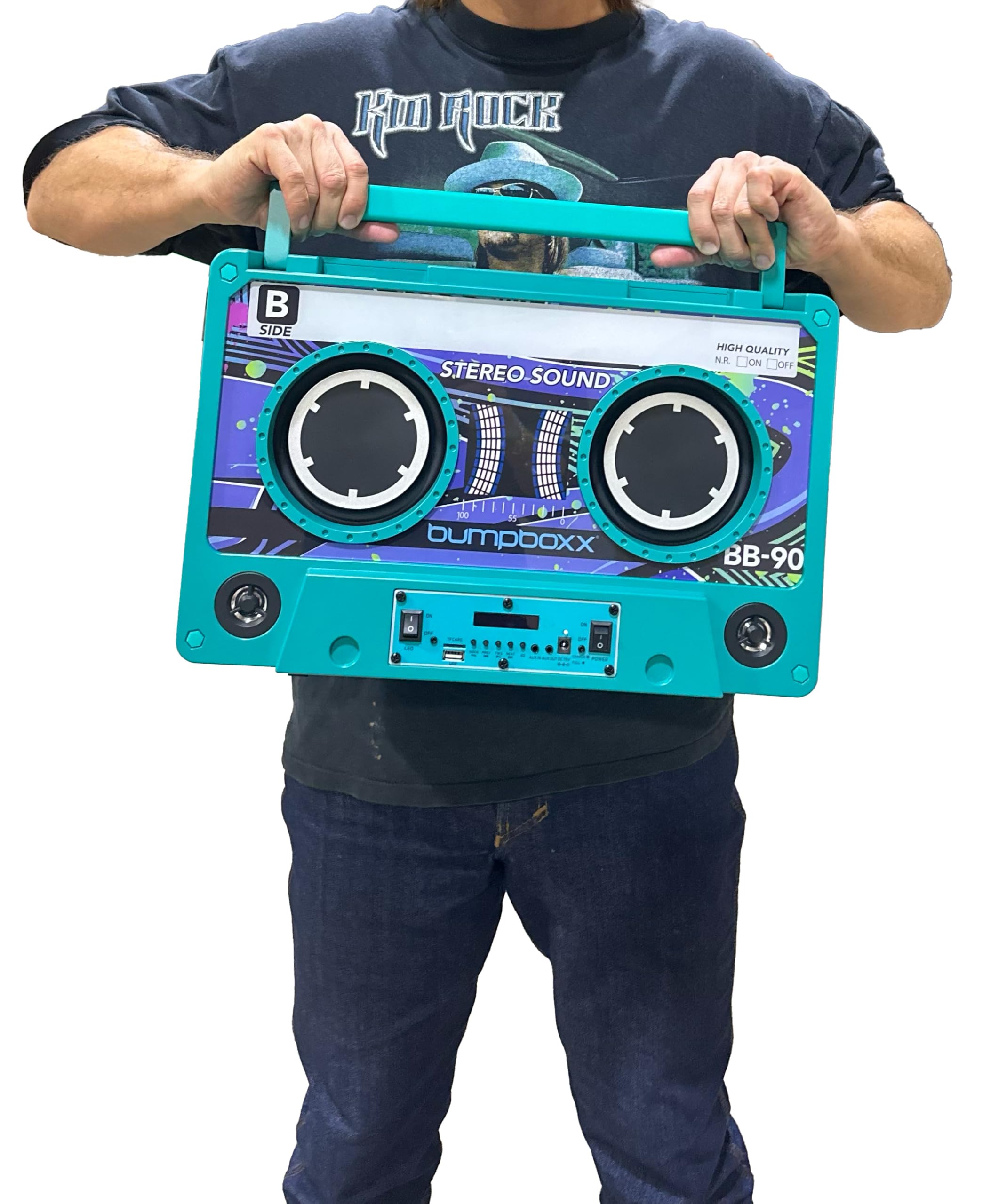 Amazon.com: Bumpboxx Remixx Retro Bluetooth Boombox | Portable