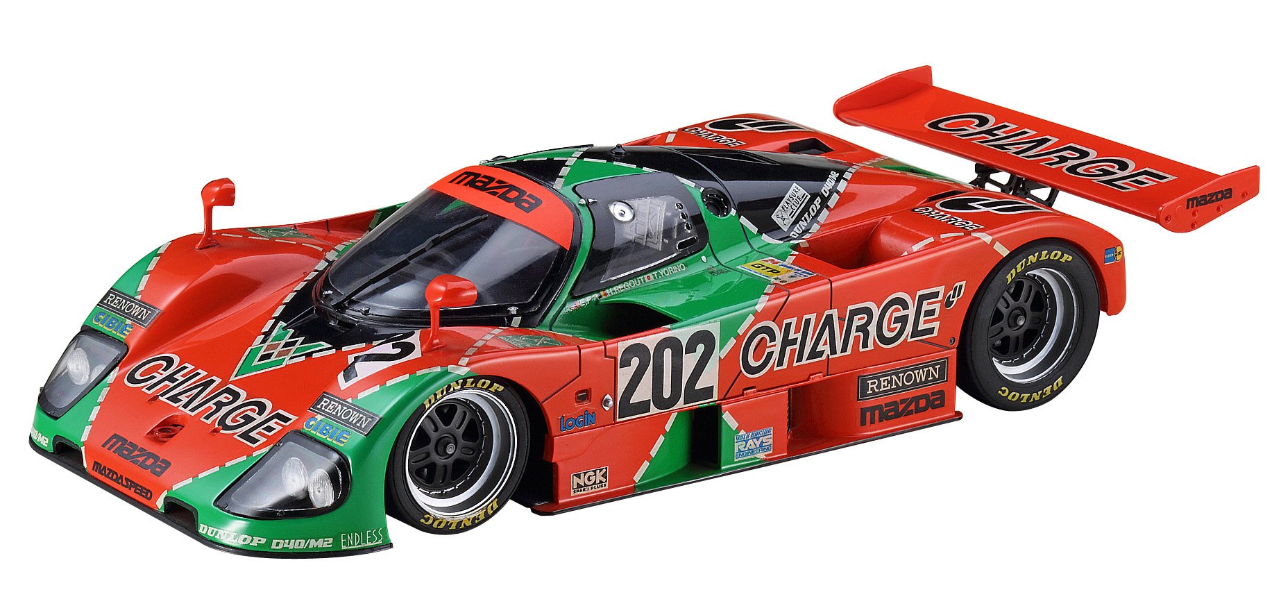 Amazon.com: Hasegawa HA20312 1/24 Charge Mazda 767B Plastic Model
