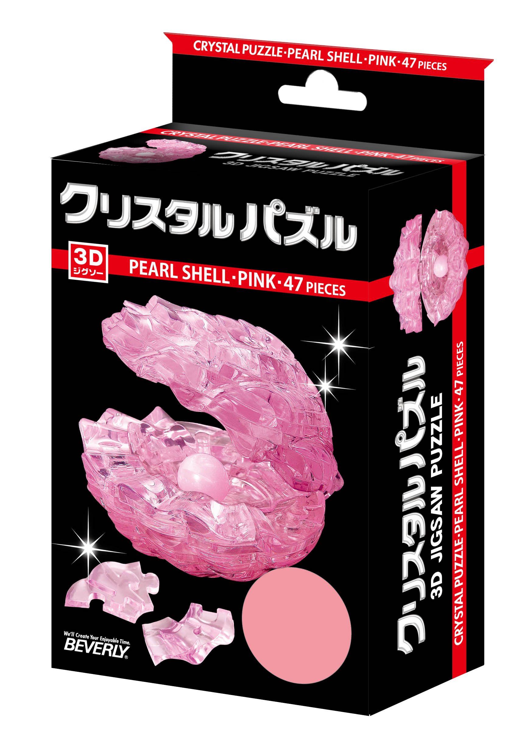 Amazon | クリスタルパズル 47ピース パールシェル ピンク 50139