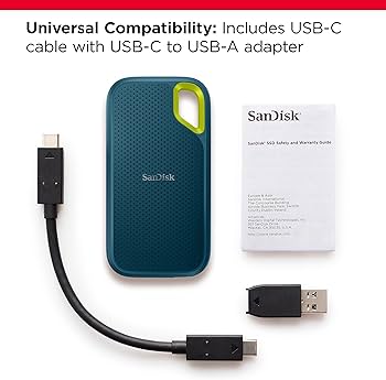 Amazon.com: SanDisk 1TB Extreme Portable SSD - Up to 1050MB/s, USB
