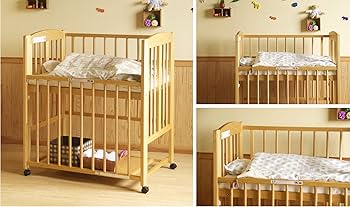 Amazon.co.jp: 日本製ベビーベッド「ミニ ワンタッチハイベッド プチ