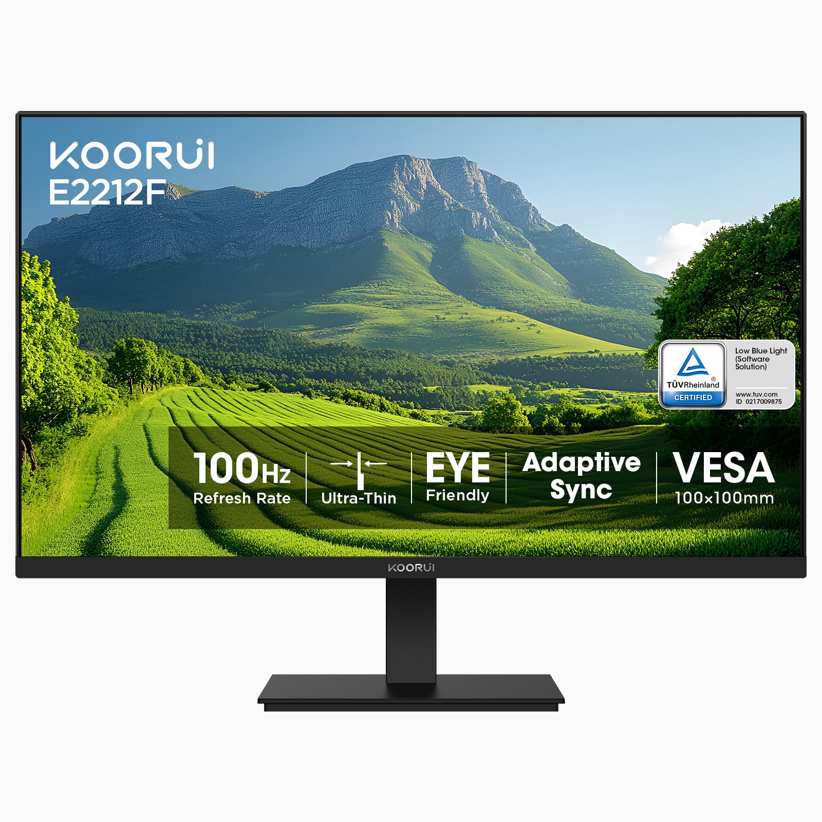 Amazon.com: KOORUI 22 Inch Computer Monitor Full HD 1080P 100Hz PC
