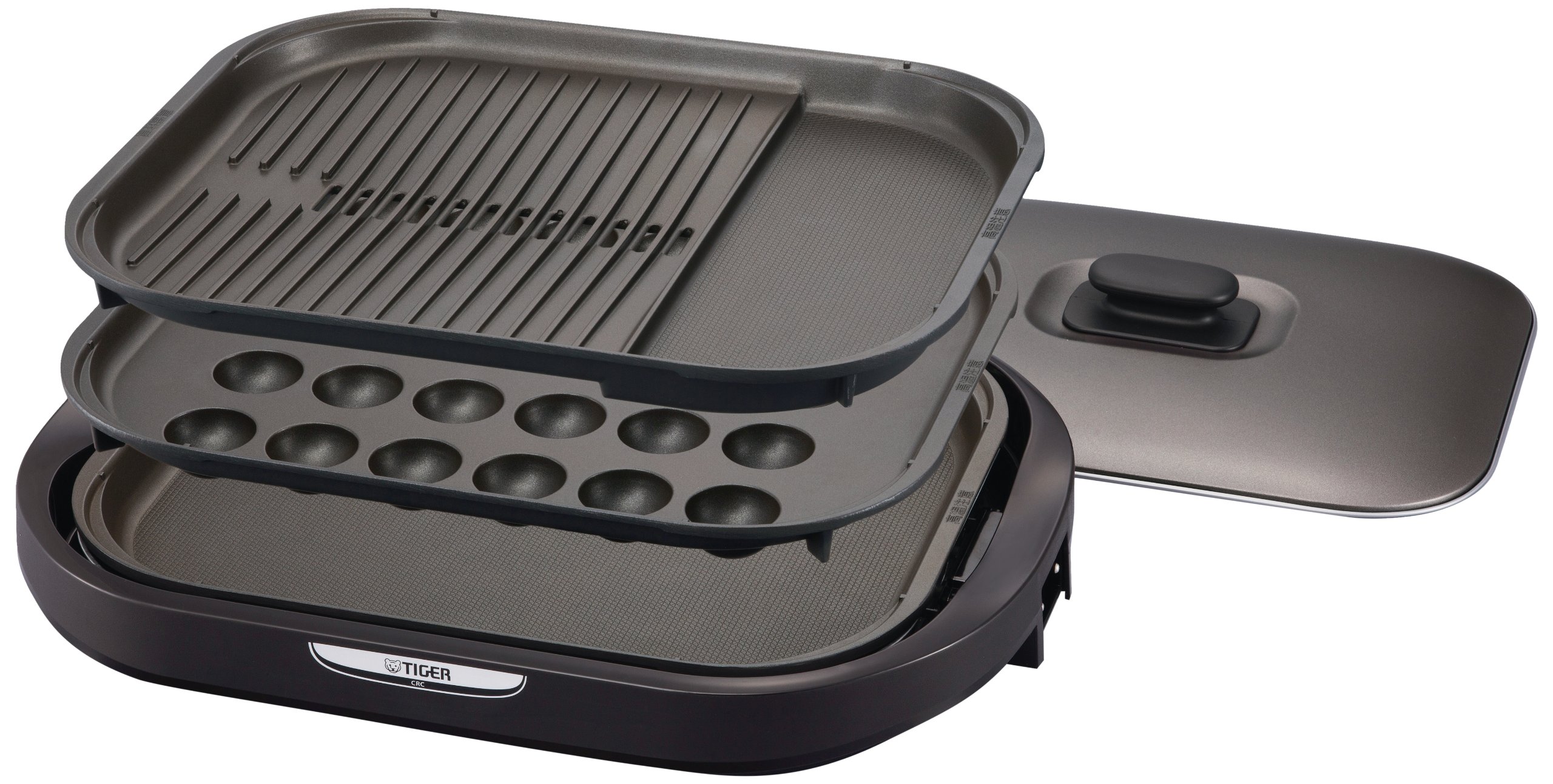 Amazon | タイガー魔法瓶(TIGER) ホットプレート3枚セット 平面