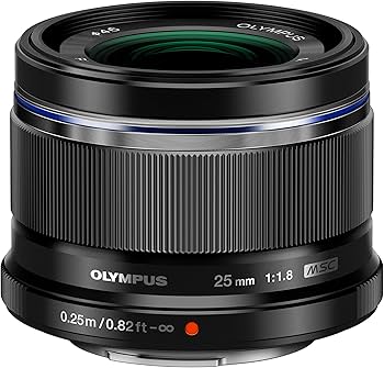 Amazon.com : Olympus M.Zuiko Digital 25mm F1.8 Black for Micro