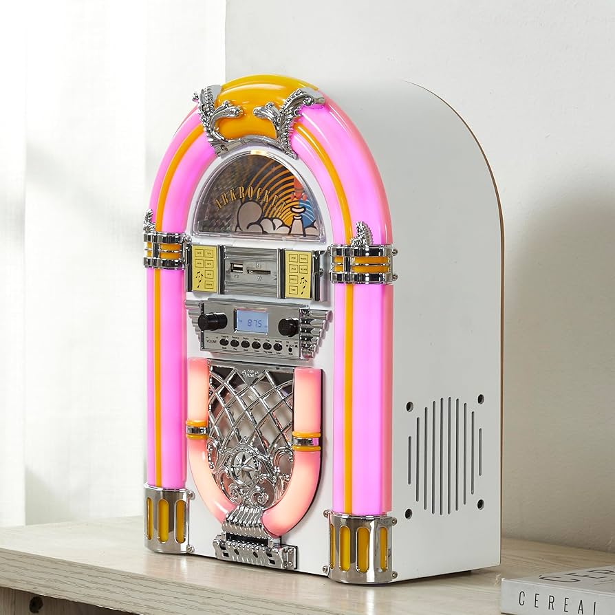 Amazon.com: Arkrocket Athena Mini Jukebox/Tabletop CD Player