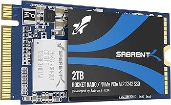 Sabrent 2TB Rocket NVMe PCIe M.2 2242 DRAM-less Low Power Internal