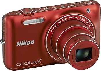 Amazon | Nikon クールピクス S6600RD ラズベリーレッド | コンパクト 通販