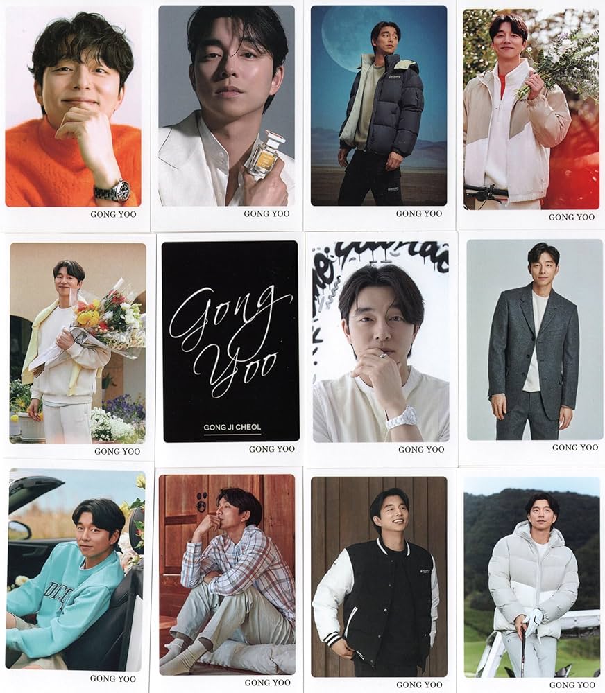 Amazon.co.jp: コン・ユ GONG YOO グッズ フォトメッセージカード 56枚