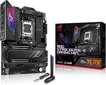 Amazon.com: ASUS ROG STRIX X670E-E GAMING WIFI AMD X670 AM5 Ryzen