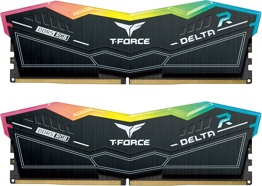 TEAMGROUP T-Force Delta RGB DDR5 32GB Kit (2x16GB) 6400MHz (PC5