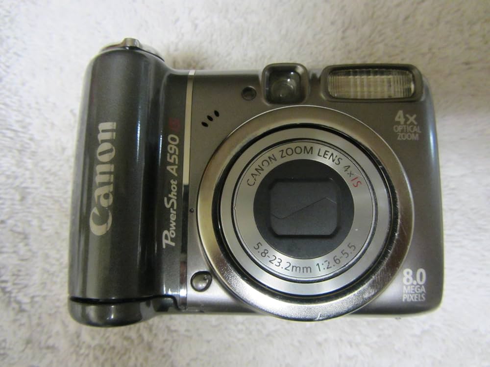 Amazon.co.jp: Canon PowerShot a590is 8 MPデジタルカメラと4 x光学