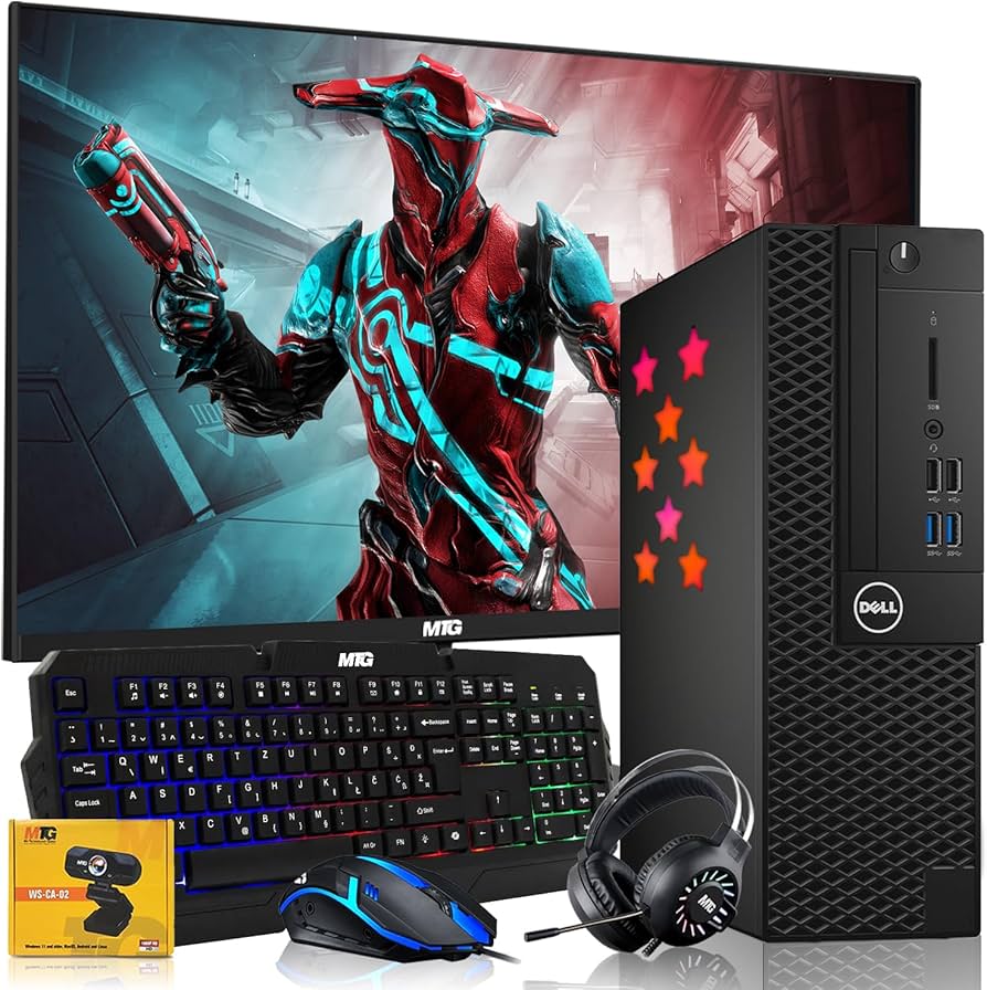 Amazon.com: Dell Desktop PC Gaming Bundle - Core i7, 16GB RAM, 1TB