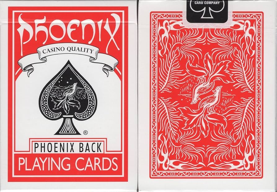Phoenix Playing Cards USPCC -Red : Amazon.ca: Toys & Games