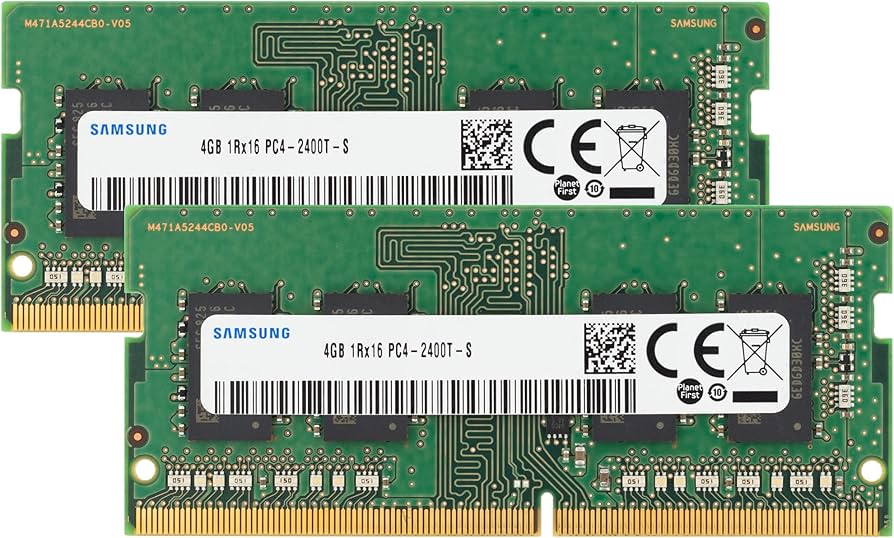 Samsung 8GB (2x4GB) DDR4 2400MHz PC4-19200 (PC4-2400T) CL17 SODIMM