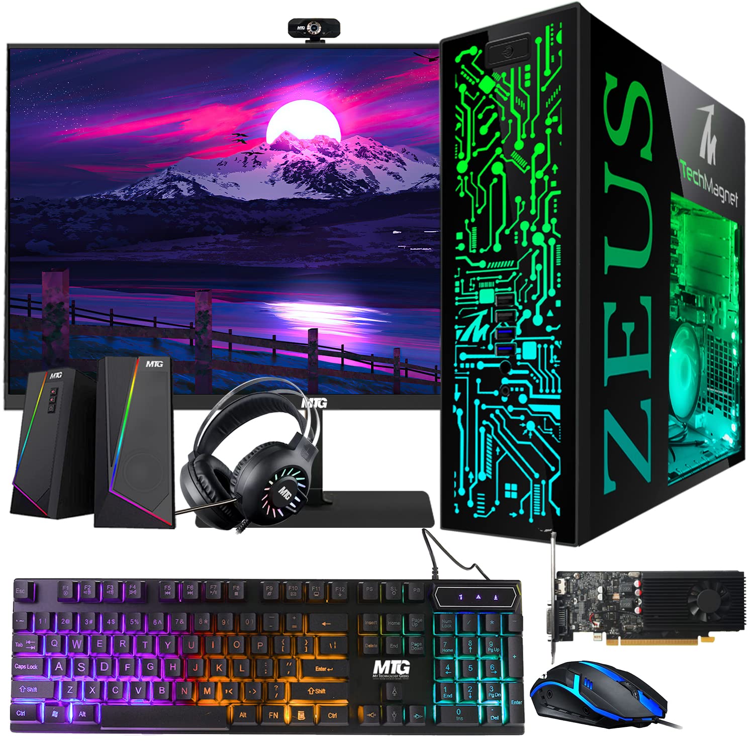 Amazon.com: TechMagnet Gaming Desktop PC, Intel i5 4th Gen, Zeus