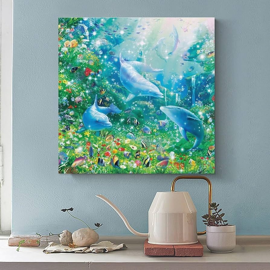 Amazon.co.jp: ラッセン ブルーミングオーシャン ポスター 印刷