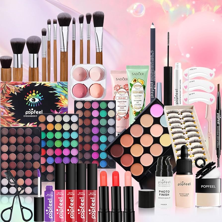 Amazon | メイクアップキット 35点化粧セット フル美容化粧品セット