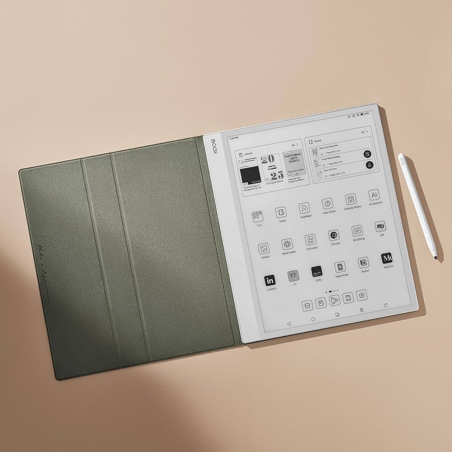 Boox Note Max 電子ペーパー タブレット+シリコンカバー Amazon.com