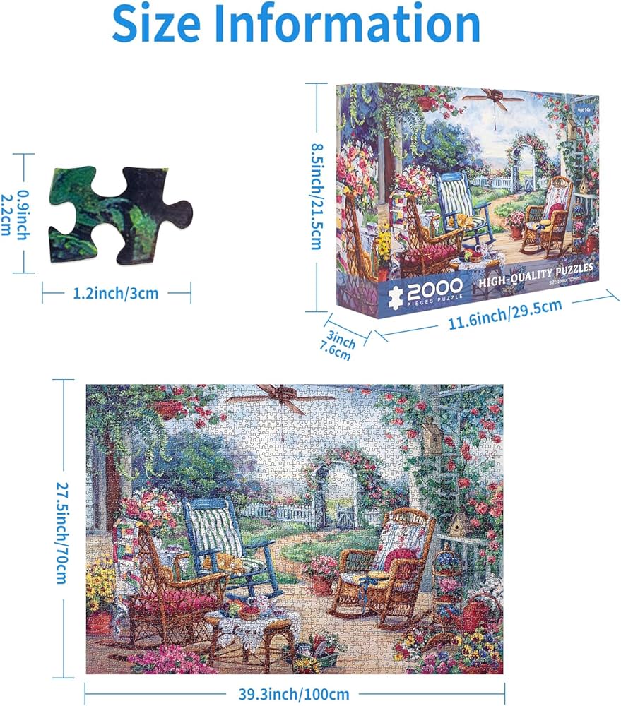 Amazon | CHengQiSM 2000ピース ジグソーパズル 午後のお茶会