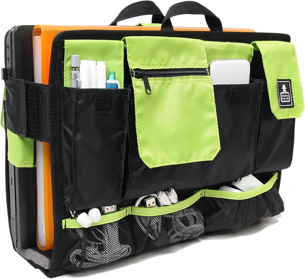 Amazon.co.jp: [カバンの中身] バッグインバッグ PC収納 横型 多機能