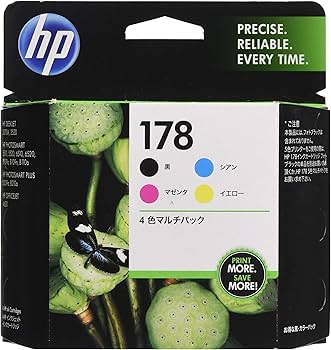Amazon.co.jp: HP 178 純正 インクカートリッジ 4色マルチパック
