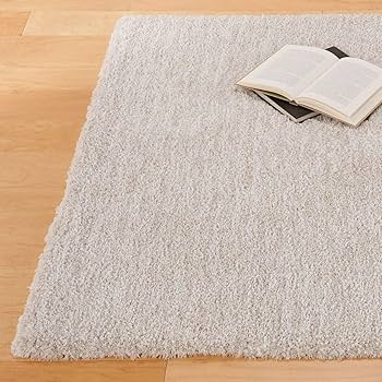 Amazon｜無印良品 ポリエステルやわらかラグ/アイボリー 140×200cm