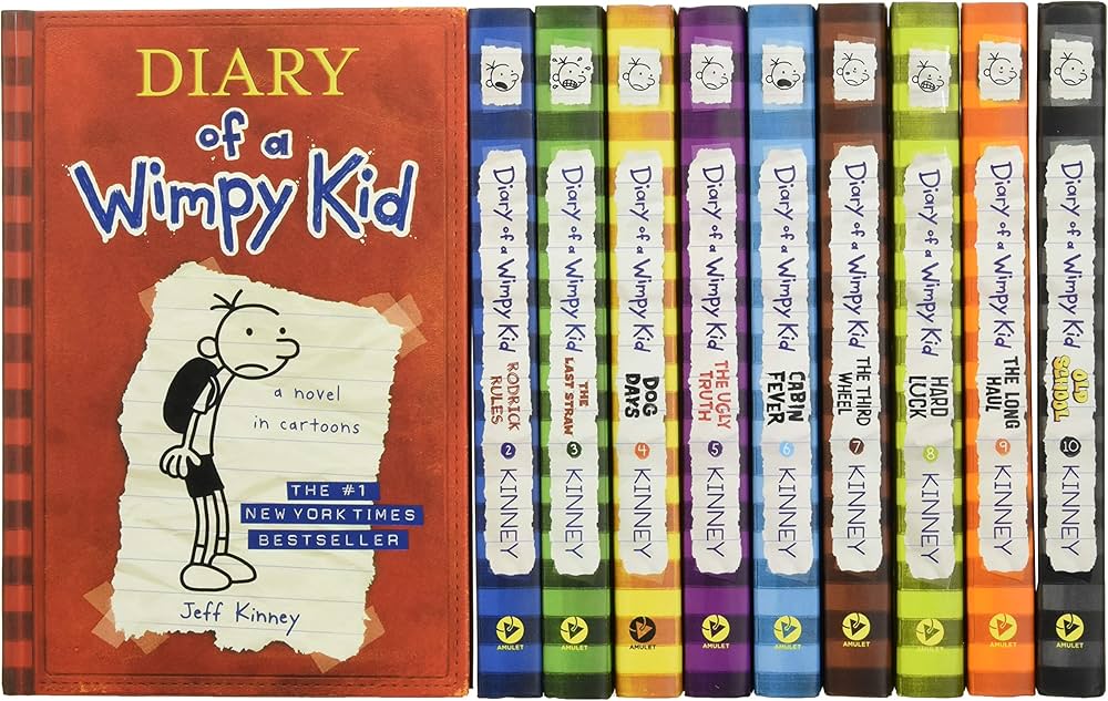 Diary of a Wimpy Kid Box of Books 1–10 Hardcover Gift Set: Kinney