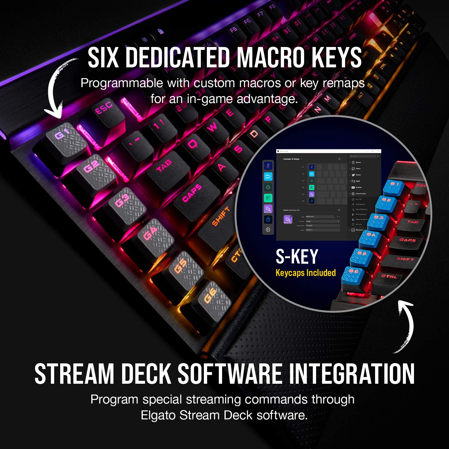 Amazon.co.jp: Corsair K95 RGB PLATINUM XT MX Speed ゲーミング