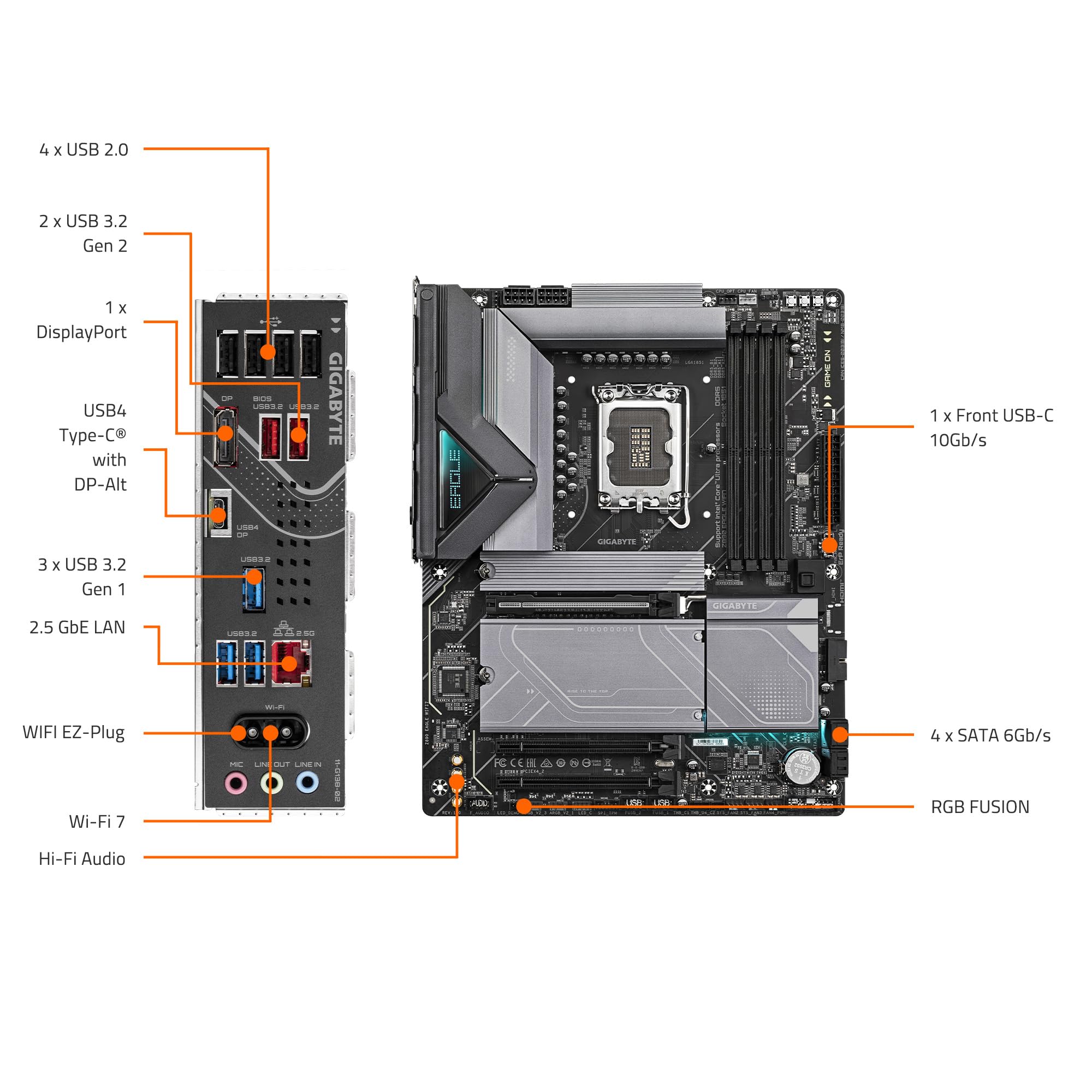 Amazon.com: GIGABYTE Z890 Eagle WIFI7 Intel Core Ultra (Series 2