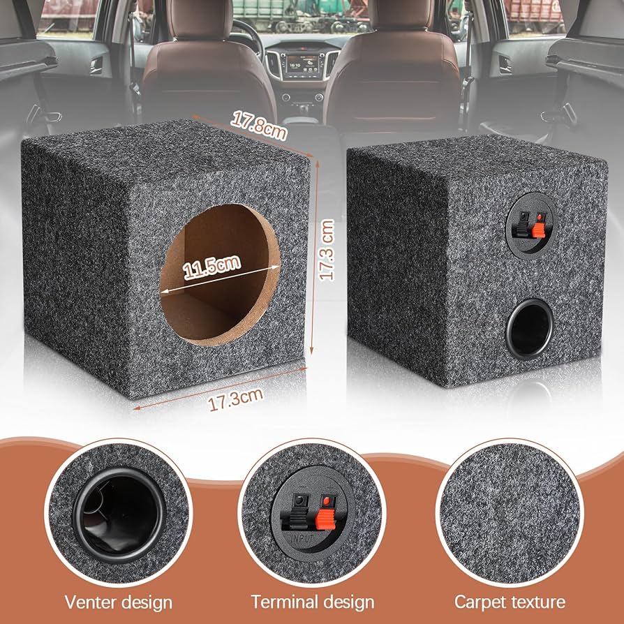 Amazon | Datanly 通気口スピーカーボックス 4個 7 x 6.8 x 6.8インチ