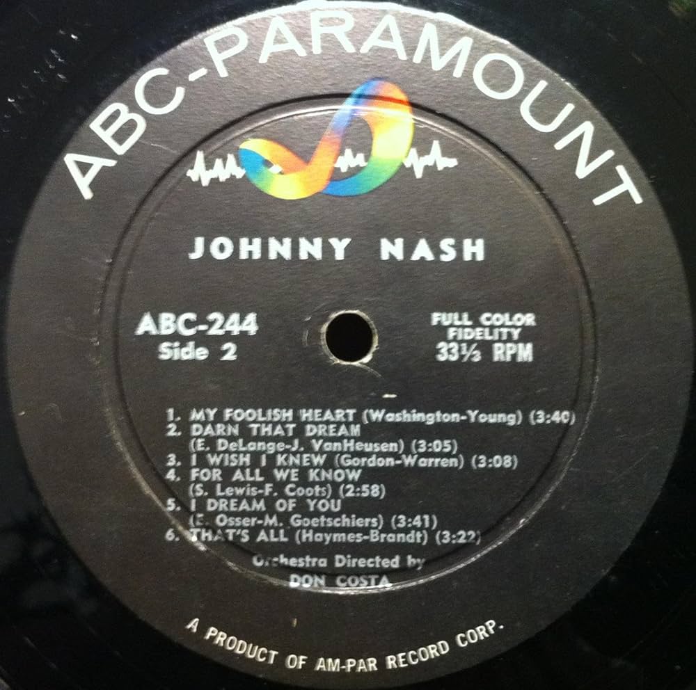 Amazon.com: Johnny Nash S/T vinyl record: CDs & Vinyl