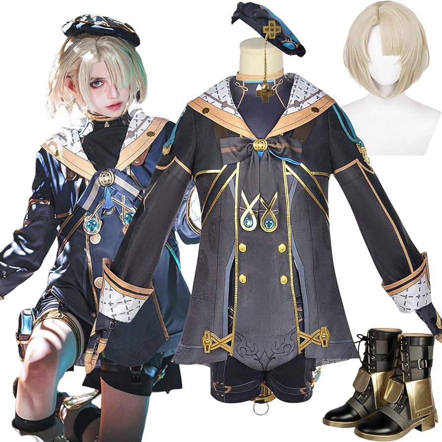 Amazon.co.jp: [Plazhen] 原神 フレミネ コスプレ衣装 帽子付き フル
