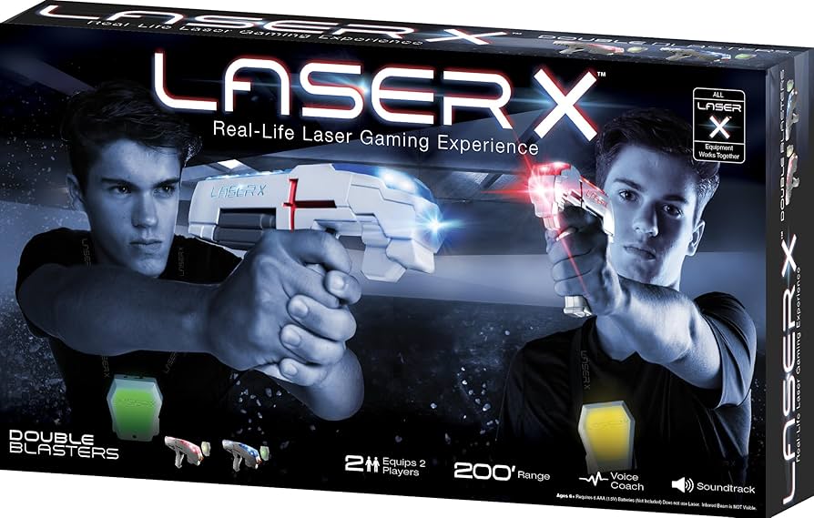 Amazon.com: LASER X The Original Two Player Laser Tag Gaming Set