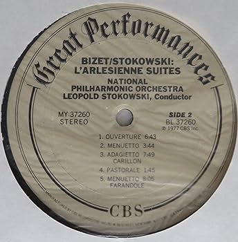 Amazon.com: Bizet: Carmen & L'Arlesienne Suites, Leopold Stokowski