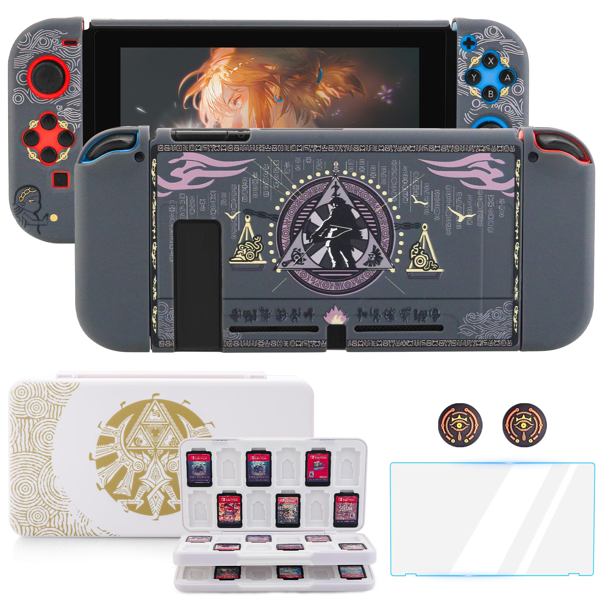 Amazon.com: RHOTALL Hard Shell Compatible with Nintendo Switch for