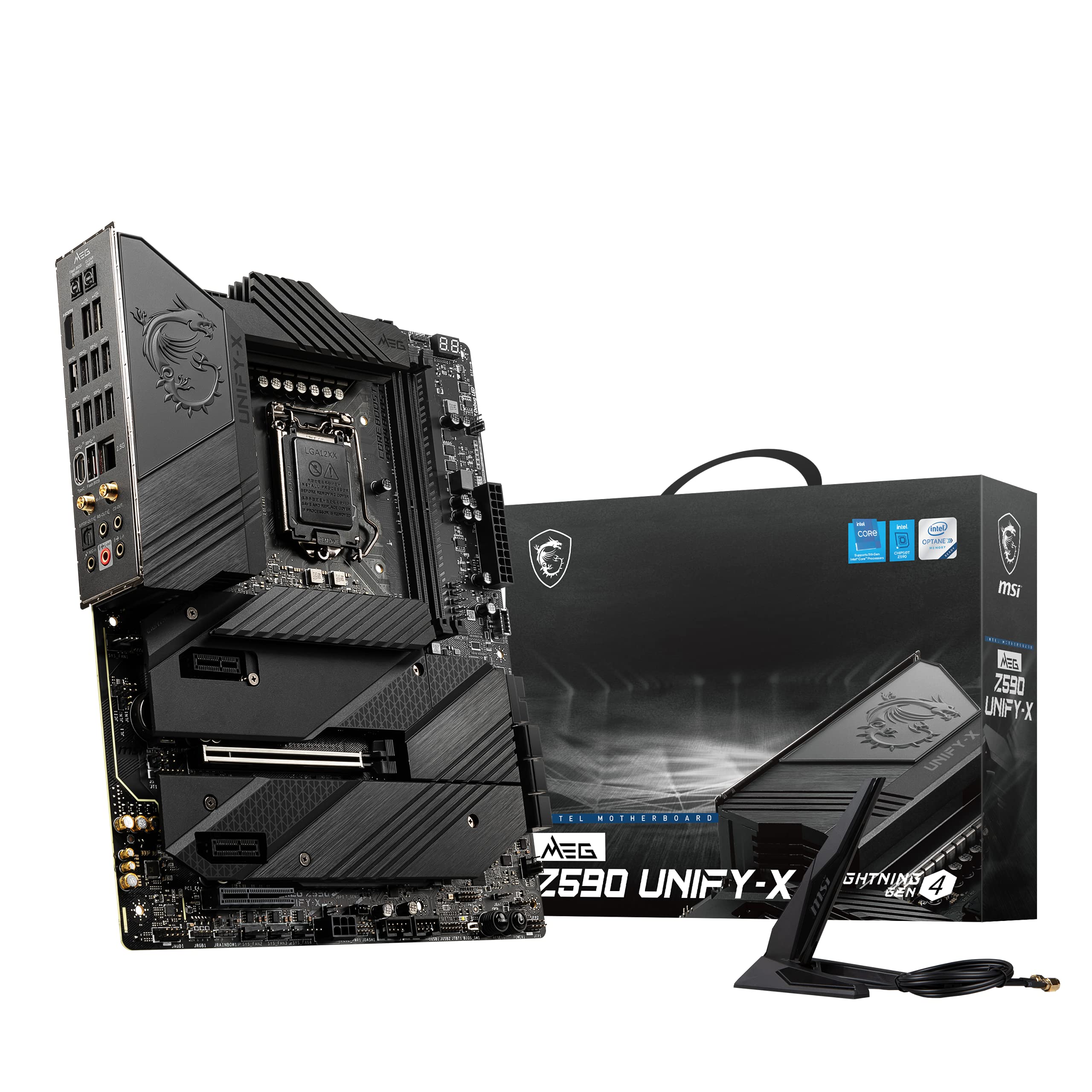 Amazon | MSI MEG Z590 Unify-X ゲーミングマザーボード (ATX、第11/第