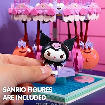 Amazon.com: Hamee Summer Wunderland Building Blocks (Kuromi Swing