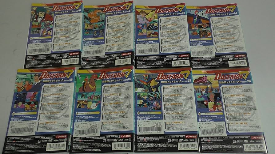 Amazon.co.jp: 無敵鋼人ダイターン3 DVD全8巻セット [マーケット