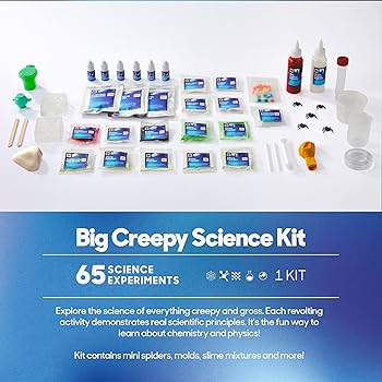Amazon.com: Discovery™ Big Creepy Science Lab – 65 Experiments