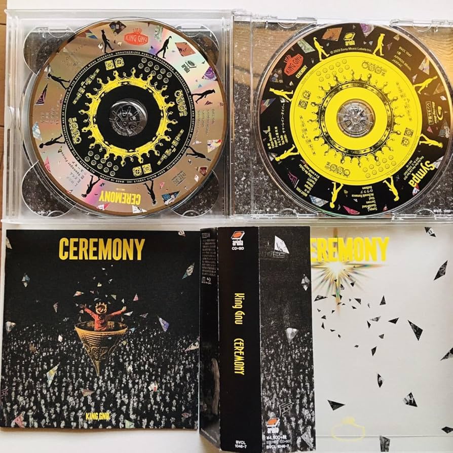 Amazon.co.jp: 【CD】King Gnu/CEREMONY (初回生産限定盤) (Blu-ray