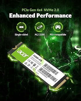 Amazon.com: acer FA200 NVMe Gen4 SSD 2TB, PCIe 4.0, M.2 2280, Read