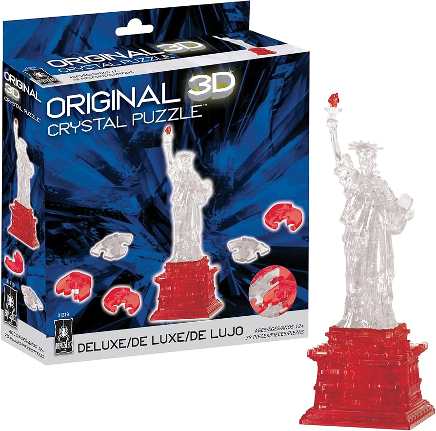 Amazon | BePuzzled、自由の女神デラックスオリジナル3Dクリスタル