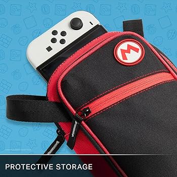 Amazon.com: PowerA Crossbody Bag for Nintendo Switch - Mario and