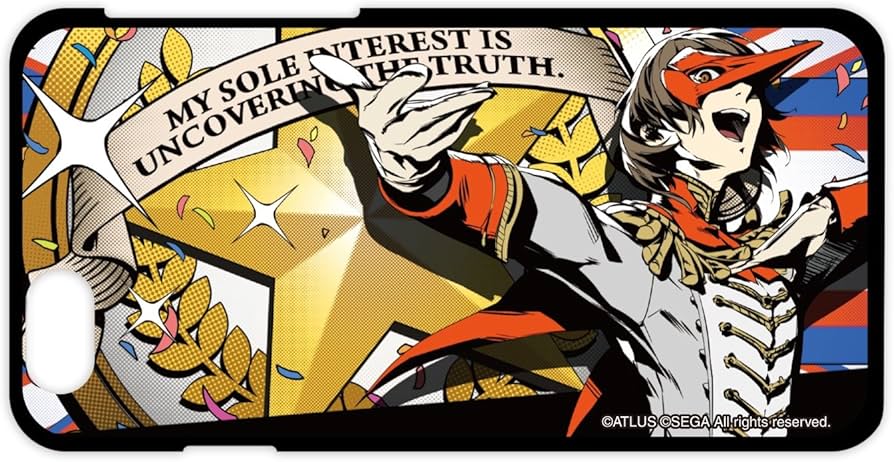 Amazon.co.jp: ペルソナ5 明智吾郎 総攻撃 iPhoneケース (対象機種