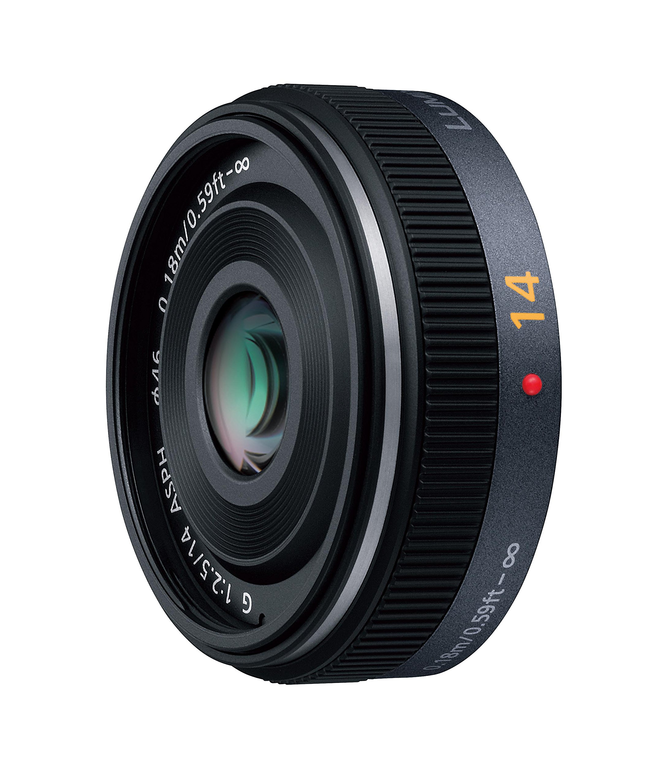Amazon.com : Panasonic LUMIX G 14mm/F2.5 ASPH. Pancake Lens | H
